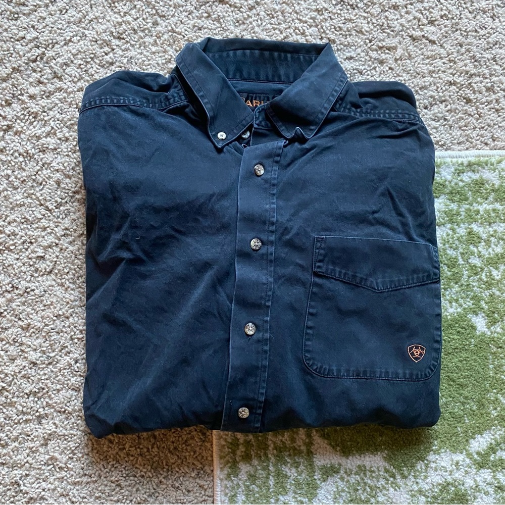 Ariat Charcoal Colored Button Down - image 1